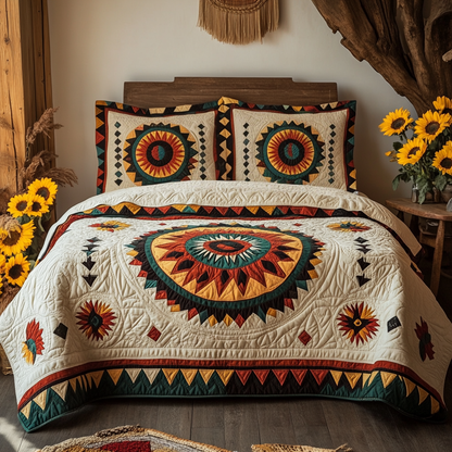 Spirit Whisper 3-Piece Quilted Bedding Set NCU0VL1724