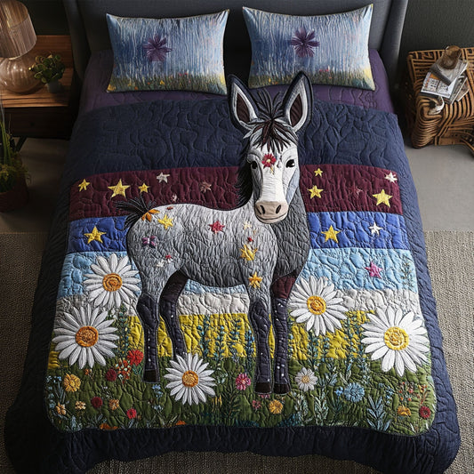 Spirit of Independence 3-Piece Quilted Bedding Set NCU0PT7655