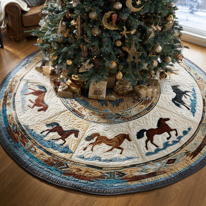 Spirit of the Canyon Christmas Quilted Tree Skirt NCU0PT9981