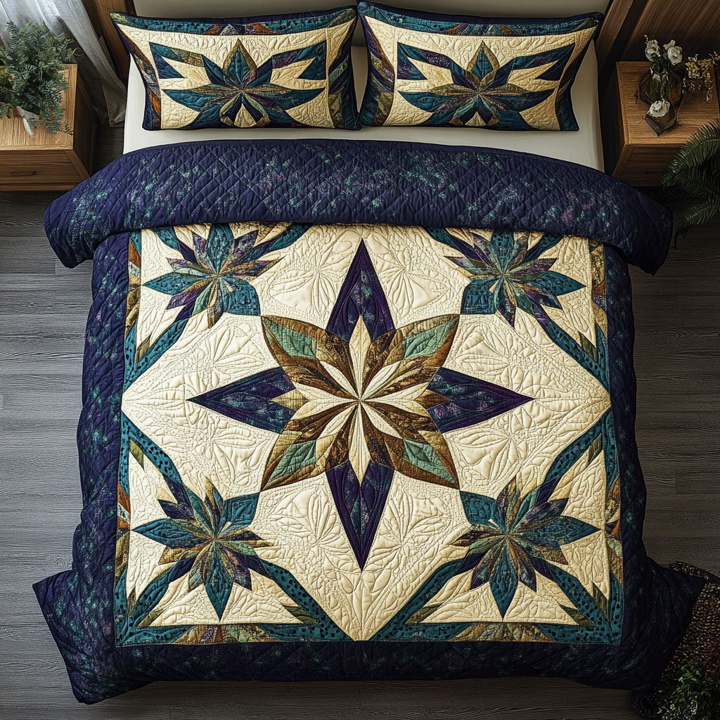 Spirit of the Land 3-Piece Quilted Bedding Set NCU0PT6846