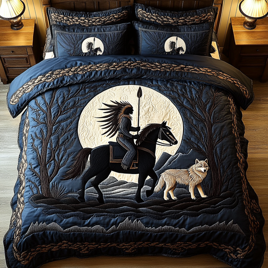 Spirit of the Plains 3-Piece Quilted Bedding Set NCU0DK3816