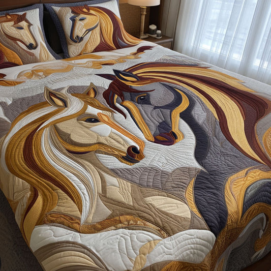 Spirit of the Plains 3-Piece Quilted Bedding Set NCU0NT12075