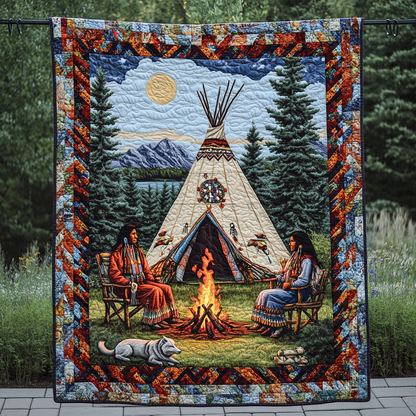 Spirit of the Plains Quilted Blanket NCU0DK801