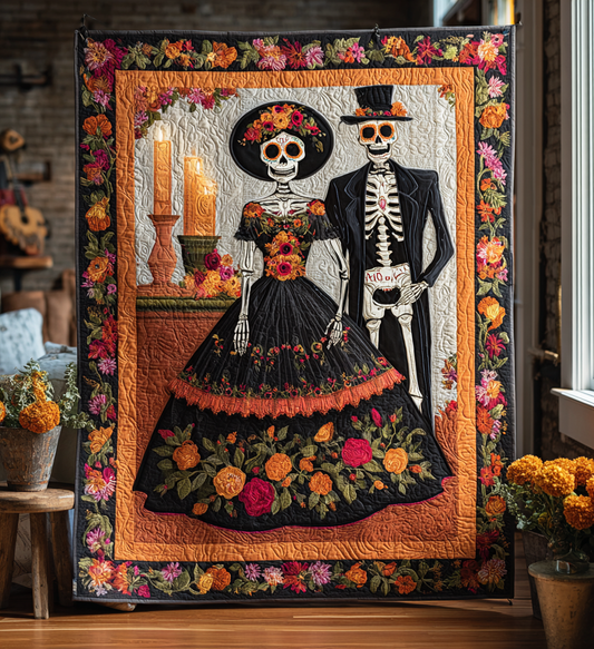 Spirit of the Rose Quilted Blanket NCU0PT8541
