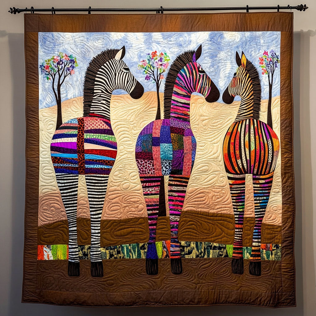 Spirit of the Savanna Quilted Blanket NCU0PT7599