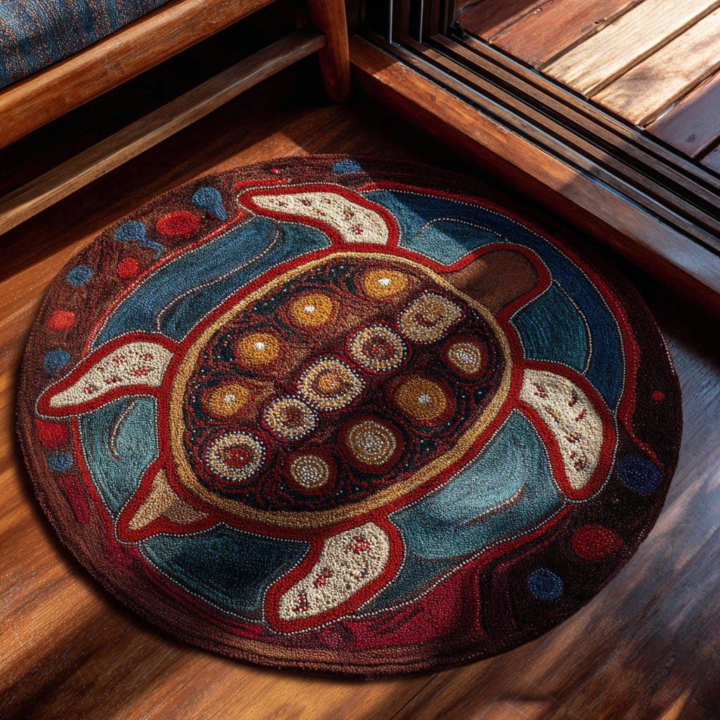 Spirit of the Shell Round Carpet NCU0PT9879 – Vantique