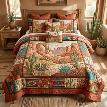 Spirit of the Southwest 3-Piece Quilted Bedding Set NCU0PT11766
