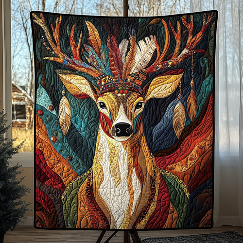 Spirit of the Woods Quilted Blanket NCU0VH1599