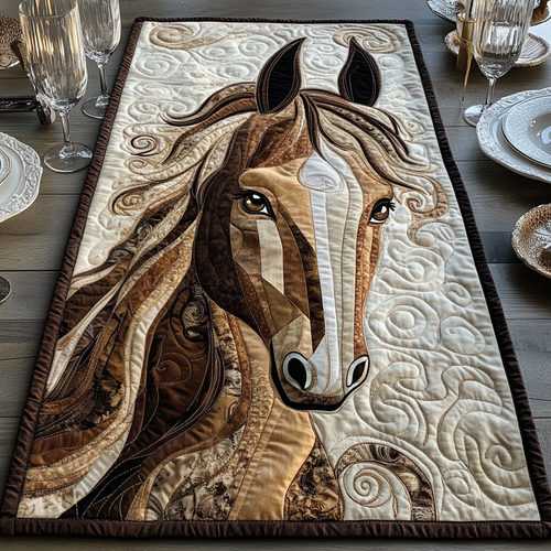Spirited Beauty Quilted Table Runner NCU0VH5845