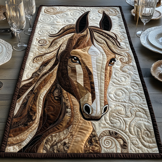 Spirited Beauty Quilted Table Runner NCU0VH5845
