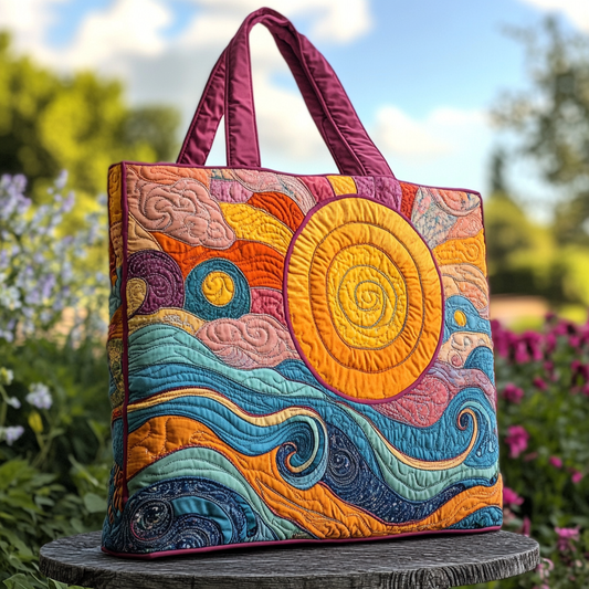 Spirited Sun Quilted Tote Bag NCU0VL2806