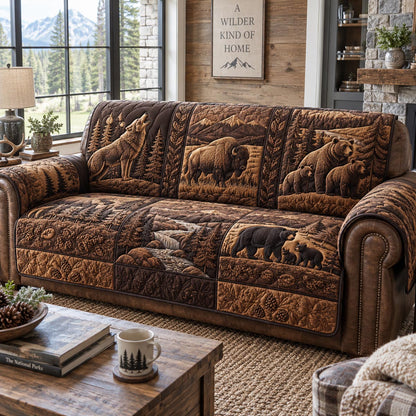 Spirits Of The Wild Quilted Sofa Cover NCU0DV10111