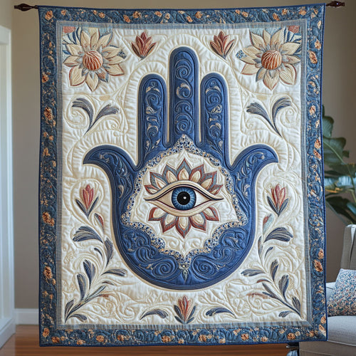 Spiritual Bloom Quilted Blanket NCU0PT6689