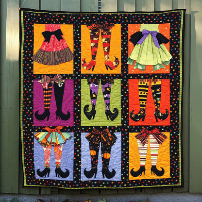 Spooky Legs Quilted Blanket NCU0TH1536