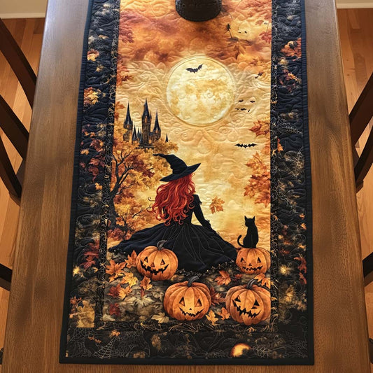 Spooky Night Quilted Table Runner NCU0NT9489