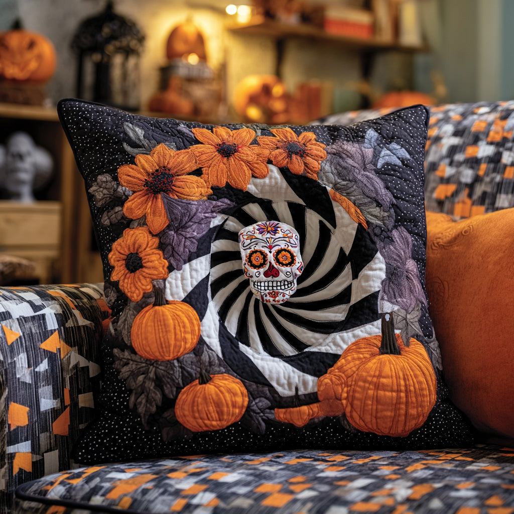 Spooky Swirl Quilted Pillow Case NCU0DV7580