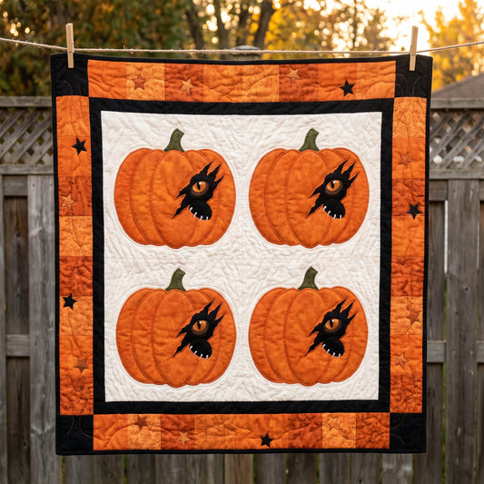 Spooky Tabby Quilted Blanket NCU0TD3015