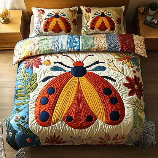 Spotted Delight 3-Piece Quilted Bedding Set NCU0VH3147