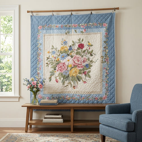 Spring Blossom Quilted Blanket NCU0DV9333