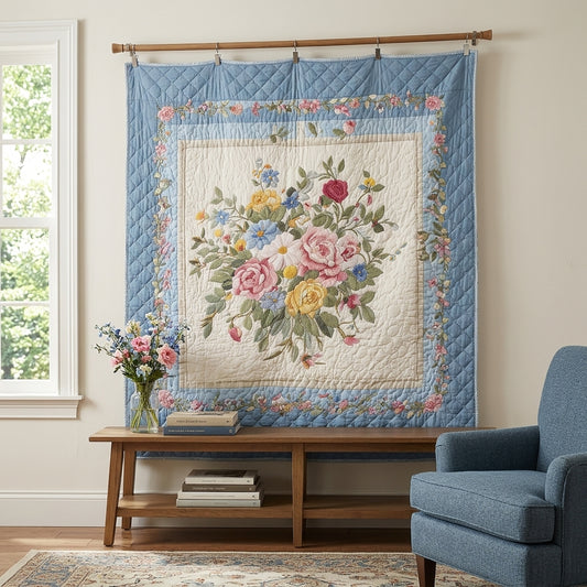 Spring Blossom Quilted Blanket NCU0DV9333