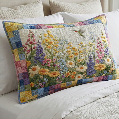 Spring Meadow Quilted Bedding Pillow Case NCU0NT12227
