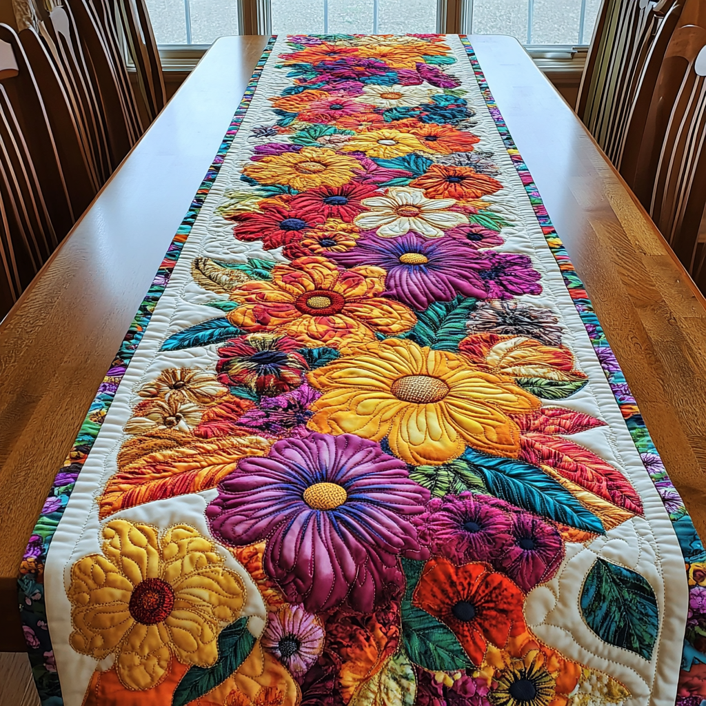 Spring Awakening Quilted Table Runner NCU0DK6122