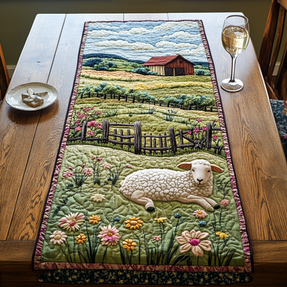 Spring Bloom Quilted Table Runner NCU0DV2874