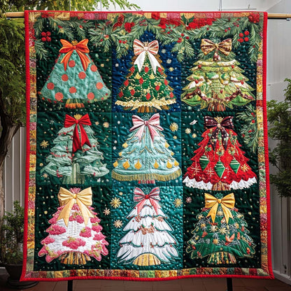 Spring Blooms In Winter Quilted Blanket NCU0NT1936