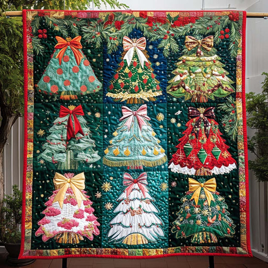 Spring Blooms In Winter Quilted Blanket NCU0NT1936