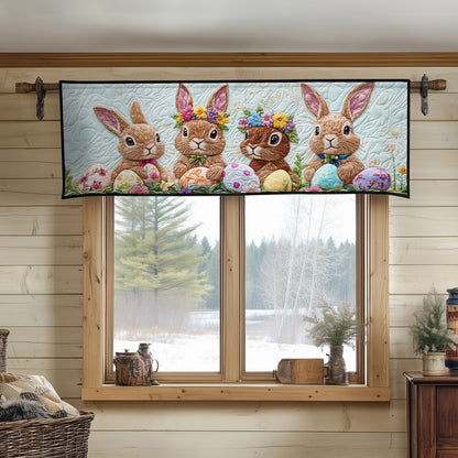 Spring Bunnies Quilted Valance NCU0NT4496