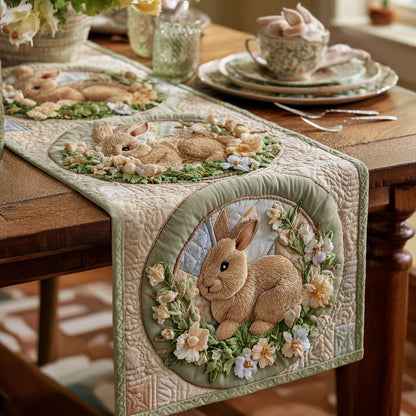 Easter Quilted Table Runner NCU0VT377