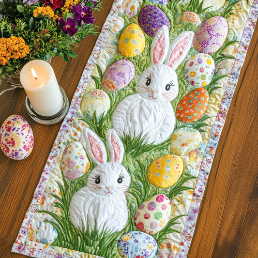 Spring Charm Quilted Table Runner NCU0VH3507