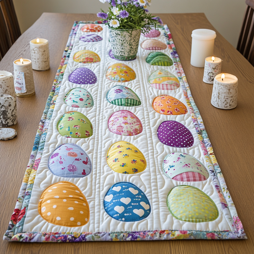 Spring Charm Quilted Table Runner NCU0VH3638
