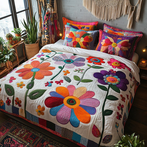 Spring Drift 3-Piece Quilted Bedding Set NCU0DV6976