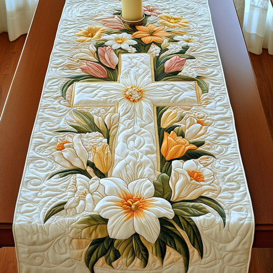 Spring Essence Quilted Table Runner NCU0VL1558