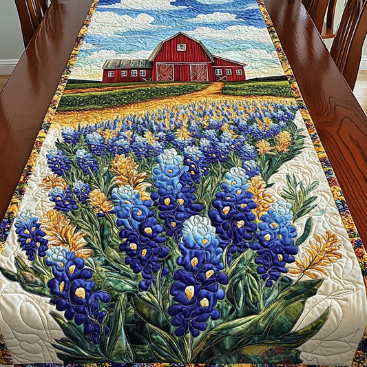 Spring Fields Quilted Table Runner NCU0DK7208
