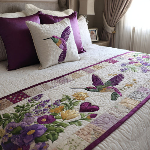 Spring Flight Quilted Bed Runner NCU0PT10856
