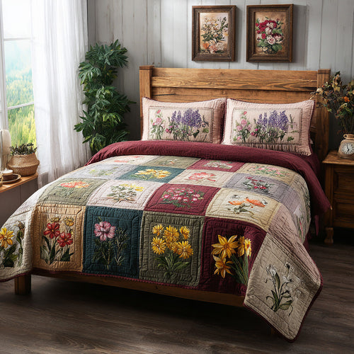 Spring Gallery 3-Piece Quilted Bedding Set NCU0VL3239