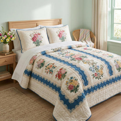 Spring Heirloom 3-Piece Quilted Bedding Set NCU0TD2527