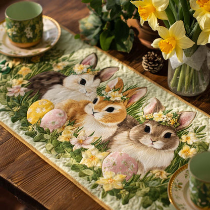 Spring Meadow Quilted Table Runner NCU0NT12274