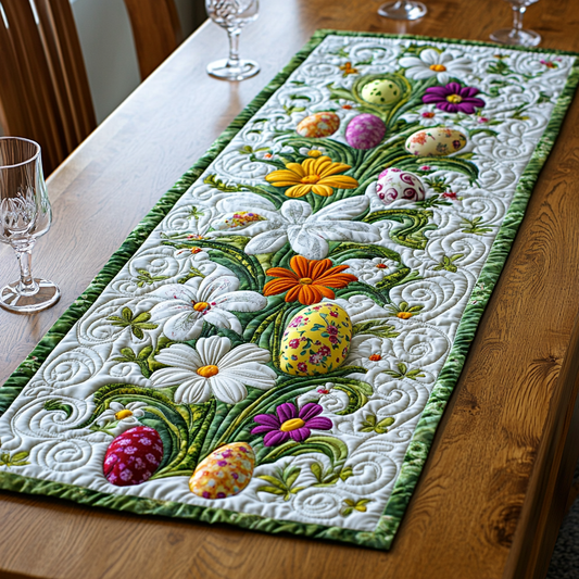 Spring Renewal Quilted Table Runner NCU0DV4010