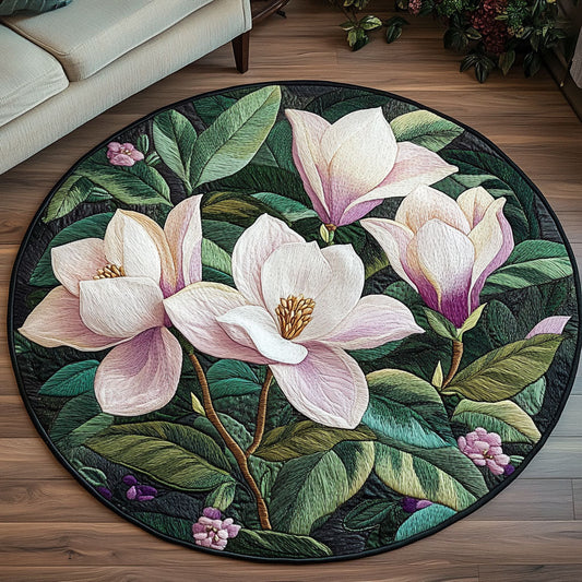 Spring Serenade Quilted Round Mat NCU0NT4217