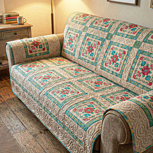 Spring Touch Quilted Sofa Cover NCU0TD2400