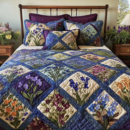 Spring in Texas 3-Piece Quilted Bedding Set NCU0PT6392