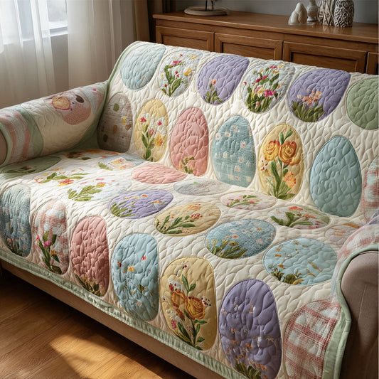 Springtime Jubilee Quilted Sofa Cover NCU0PT11382