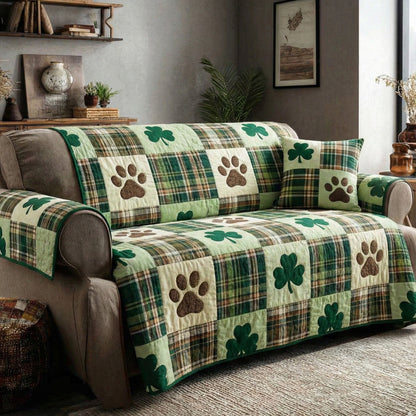 Springtime Lucky Quilted Sofa Cover NCU0NT12219