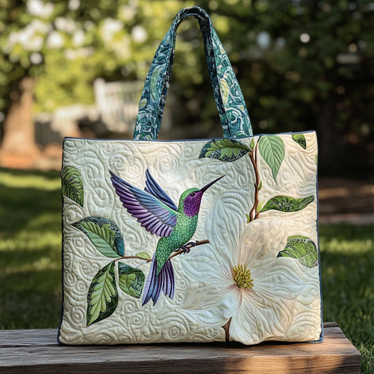 Springtime Serenade Quilted Tote Bag NCU0PT7965