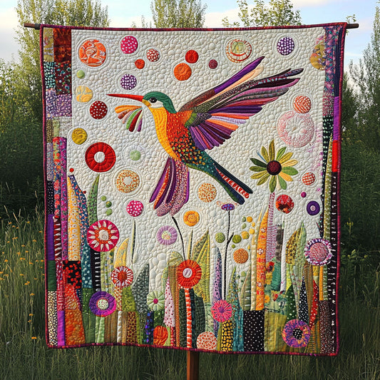Springtime Wings Quilted Blanket NCU0PT6107