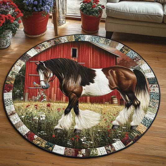Stable Serenity Quilted Round Mat NCU0PT6621
