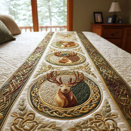 Stag Reverie Quilted Bed Runner NCU0TV1237